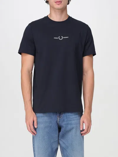 Fred Perry T-shirt  Men Color Blue