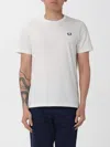 Fred Perry Classic Crew Neck Tee In White