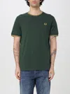 Fred Perry T-shirt  Men Color Green In Grün