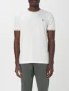 Fred Perry T-shirt  Men Color Lime In White
