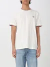 Fred Perry T-shirt  Herren Farbe Yellow Cream