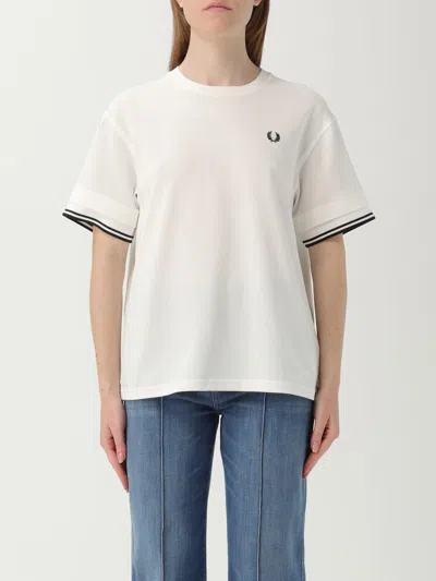 Fred Perry T-shirt  Woman Color Green