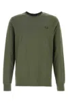 Fred Perry Logo-embroidered T-shirt In Green