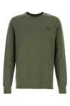 Fred Perry Logo-embroidered T-shirt In Green