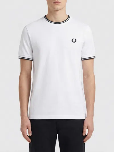 Fred Perry T-shirt Men  In White