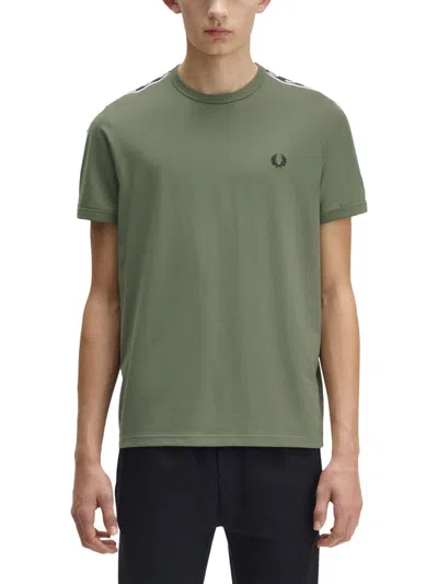 Fred Perry T Shirt Ringer In Green