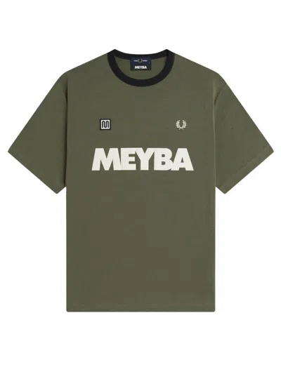 Fred Perry T Shirt "ringer Meyba" In Green