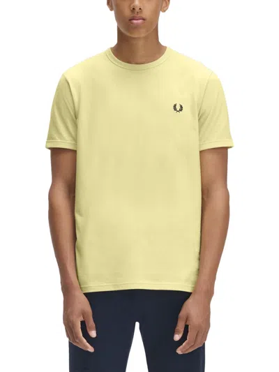 Fred Perry T Shirt Ringer In Yellow