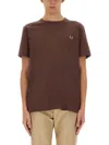 Fred Perry Open-necked Black Shirt