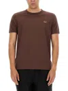 Fred Perry Open-necked Black Shirt