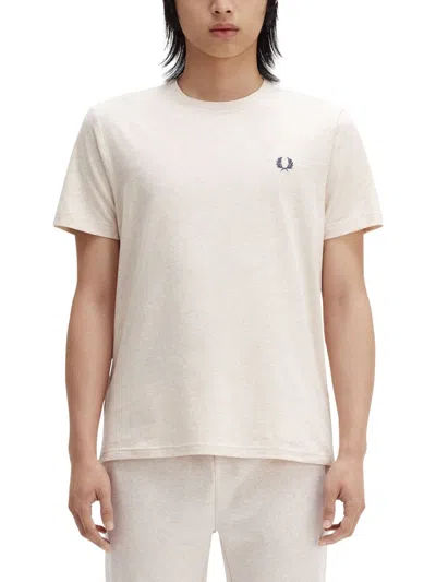 Fred Perry T-shirt With Logo In Gray