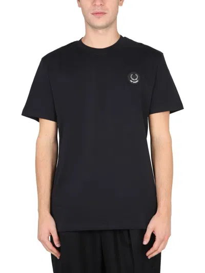 Fred Perry T-shirt With Logo In Black