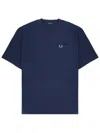 Fred Perry T-shirt With Logo In Blue