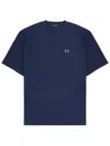 Fred Perry T-shirt With Logo In Blue