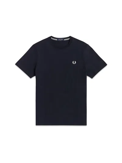 Fred Perry T-shirt With Logo In Blue