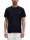 Fred Perry T-shirt  Men Color Blue In Black/court Green Y43