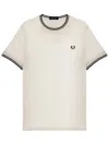 Fred Perry T-shirt Con Logo In Brown