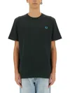 Fred Perry T-shirt With Logo In Green
