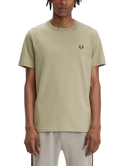 Fred Perry T-shirt With Logo In Grey