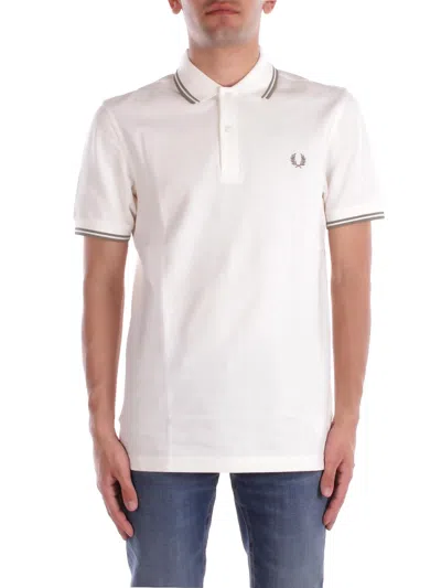 FRED PERRY FRED PERRY T-SHIRTS AND POLOS BEIGE