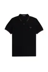 Fred Perry T-shirts And Polos Black In Nero Neri E Grigi