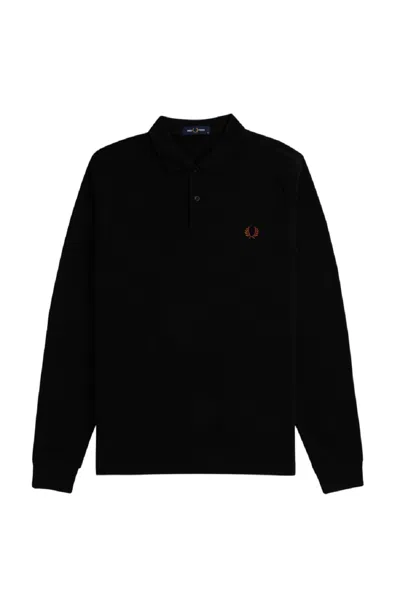 Fred Perry T-shirts And Polos Black In Nero Neri E Grigi