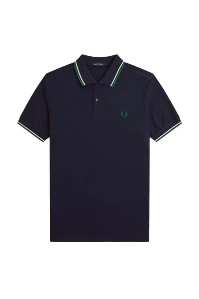 Fred Perry T-shirts And Polos Blue In Blu Blu E Verdi