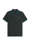 Fred Perry T-shirts And Polos Green In Verde Blu E Verdi