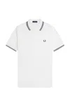 Fred Perry T-shirts And Polos White In Bianco Chiari E Naturali