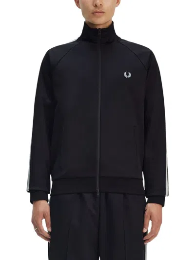 FRED PERRY TAILORED TRACK JACKET WITH HIGH COLLAR