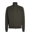 Fred Perry Tape Track Jacket In Green