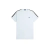 FRED PERRY TAPED RINGER T-SHIRT LIGHT ICE / WARM GREY