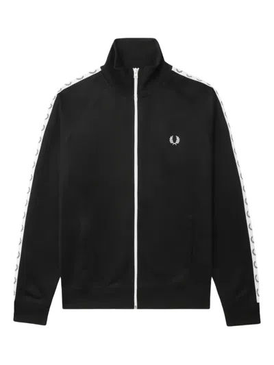 FRED PERRY TAPED TRACK SWEATSHIRT