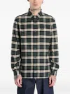 Fred Perry Tartan-pattern Shirt In Green
