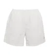 Fred Perry Taslan Tennis Shorts In White