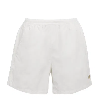 Fred Perry Taslan Tennis Shorts In White
