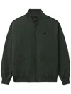 Fred Perry Tennis Bomber Jacket In Green