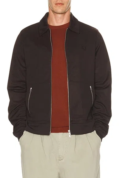 Fred Perry Tennis Net Tape Track Jacket In Blue