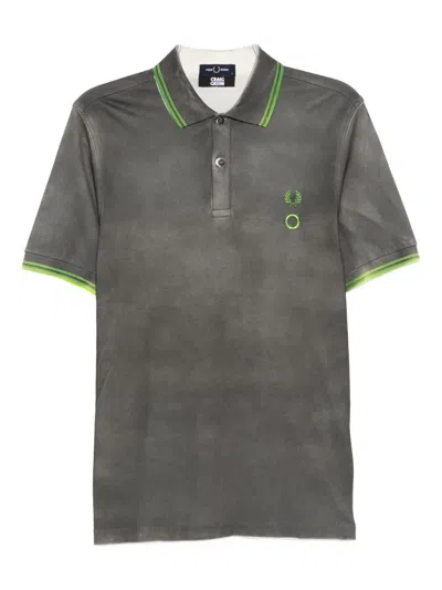 Fred Perry Tennis Polo Shirt In Gray
