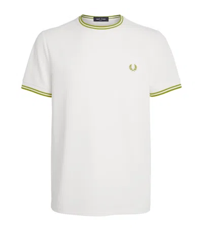 Fred Perry Tennis T-shirt In White
