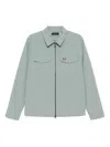 Fred Perry Textured Zipped Shirt Jacket