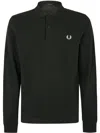 Fred Perry Embroidered Long-sleeve Polo Shirt