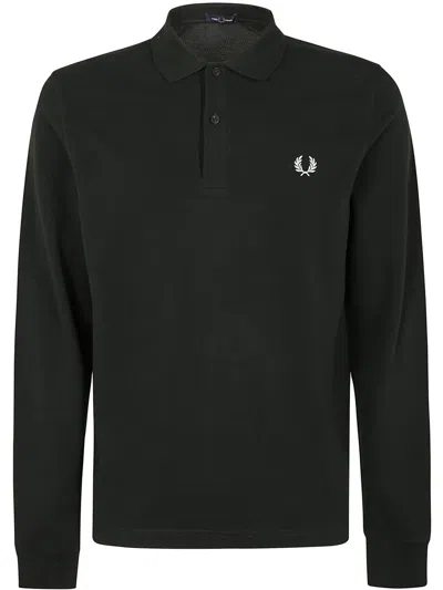 Fred Perry The Long Sleeve Fp Shirt Clothing In Green