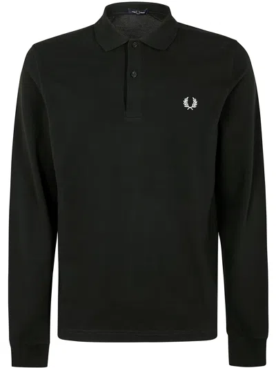 Fred Perry The Long Sleeve Fp Shirt In Green