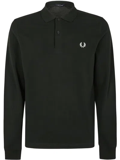 Fred Perry The Long Sleeve Fp Shirt In Green