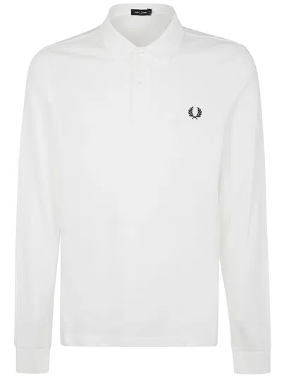 Fred Perry The Long Sleeve Fp Shirt In Black