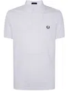 Fred Perry Laurel Wreath-embroidered Polo Shirt In White