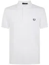 Fred Perry Laurel Wreath-embroidered Polo Shirt In White