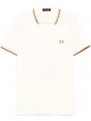 Fred Perry Tipd Poloshirt In Nude