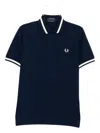 Fred Perry Poloshirt Mit Kontrastdetail In Blue